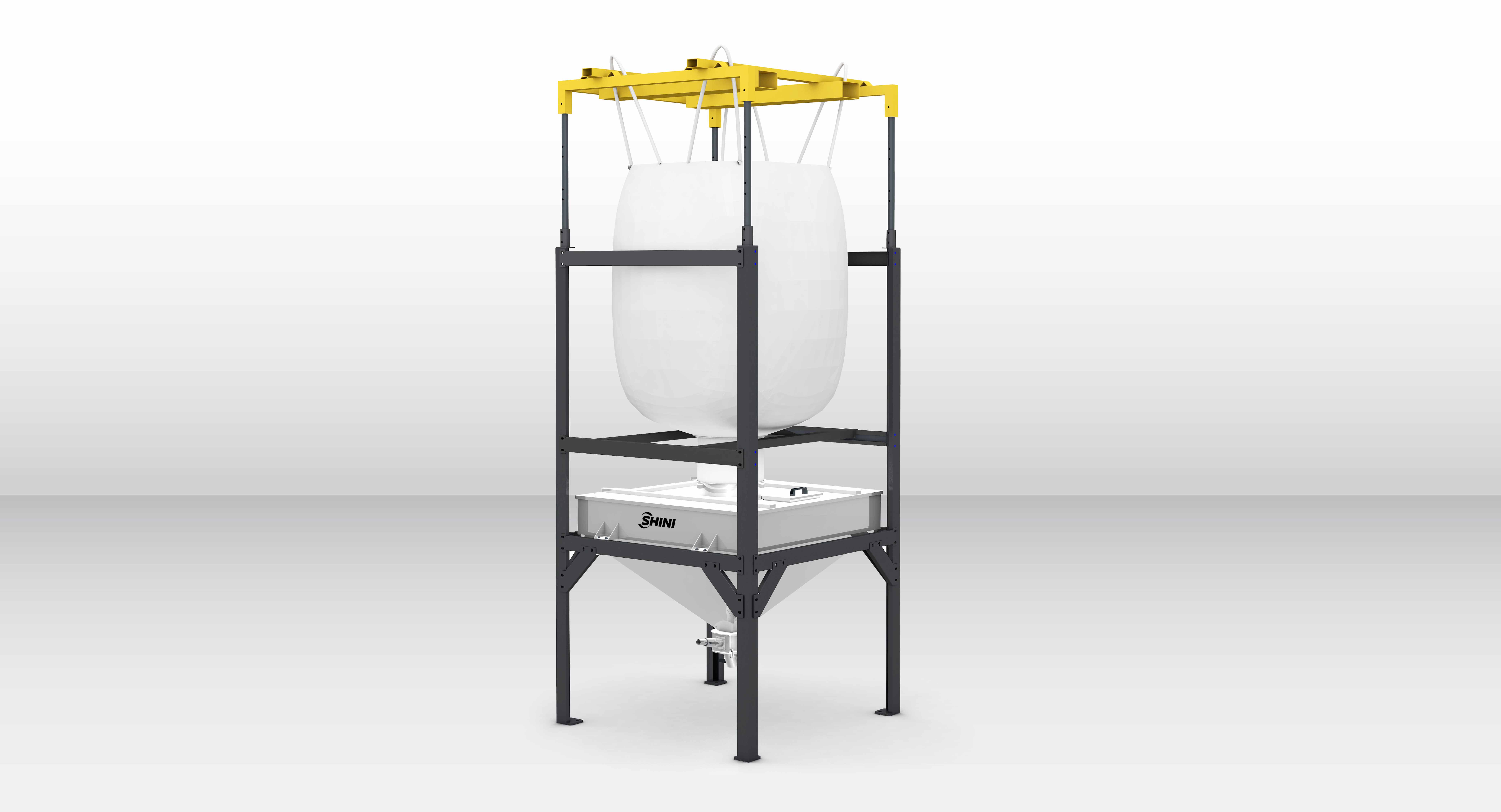 Container bag discharge station SS-TK/TKD